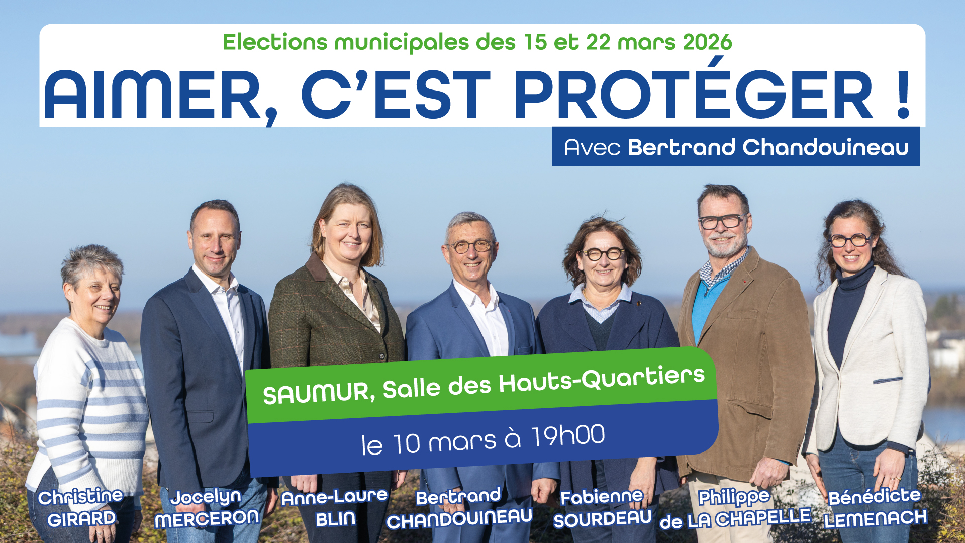 Réunion publique à Saumur